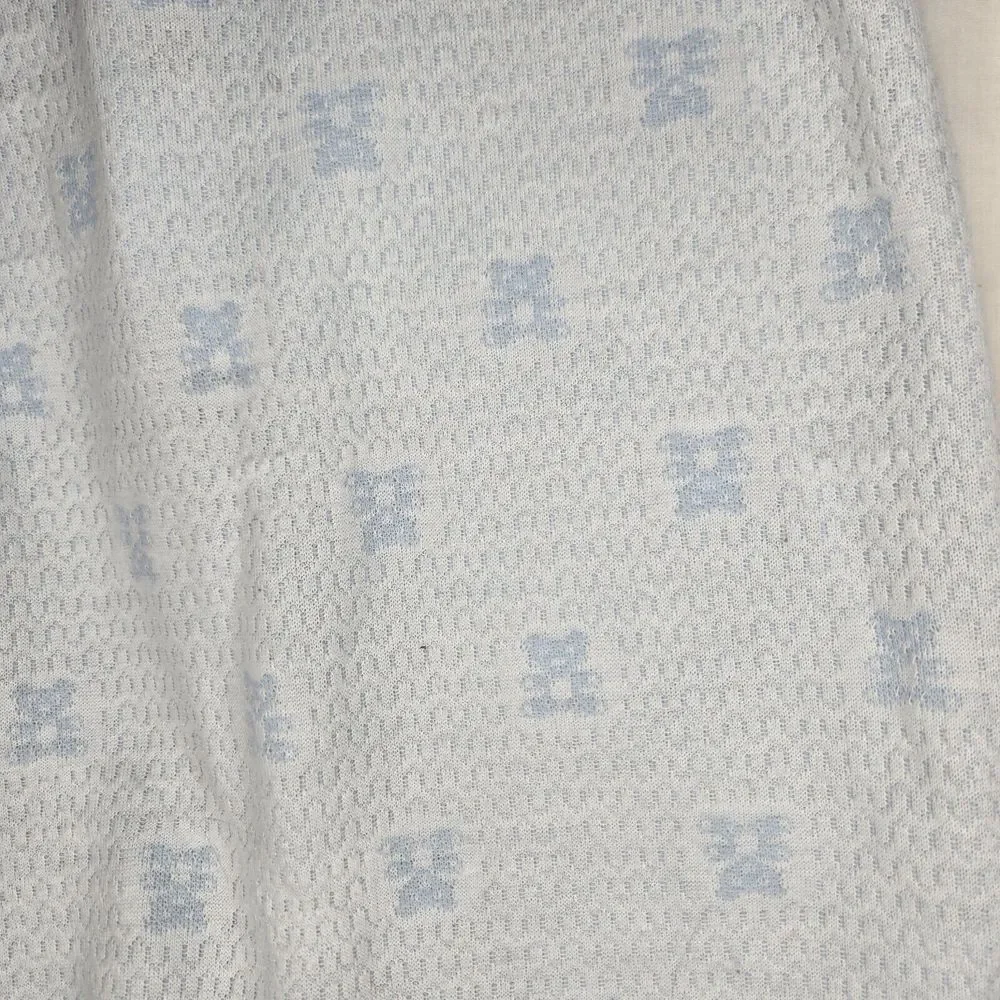 VINTAGE 1999 PLAYSKOOL Footed Sleeper 6-9‎ Months Blue Snaps Lightweight